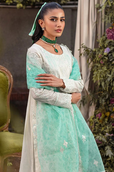 Mohagni | Muntazir Luxury Lawn 24 | CM-03 -  Mohagni Luxury - Original Designer Dress - House of Maryam