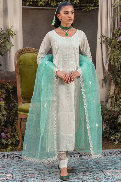Mohagni | Muntazir Luxury Lawn 24 | CM-03 -  Mohagni Luxury - Original Designer Dress - House of Maryam