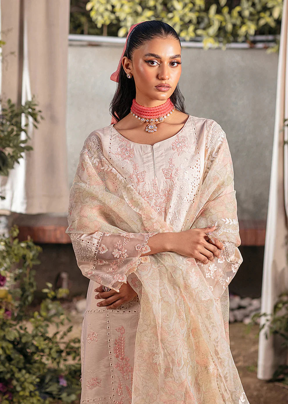 Mohagni | Muntazir Luxury Lawn 24 | CM-04 -  Mohagni Luxury - Original Designer Dress - House of Maryam