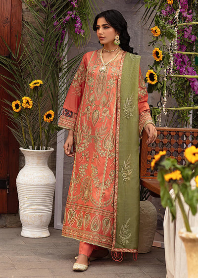Mohagni | Muntazir Luxury Lawn 24 | CM-09 -  Mohagni Luxury - Original Designer Dress - House of Maryam