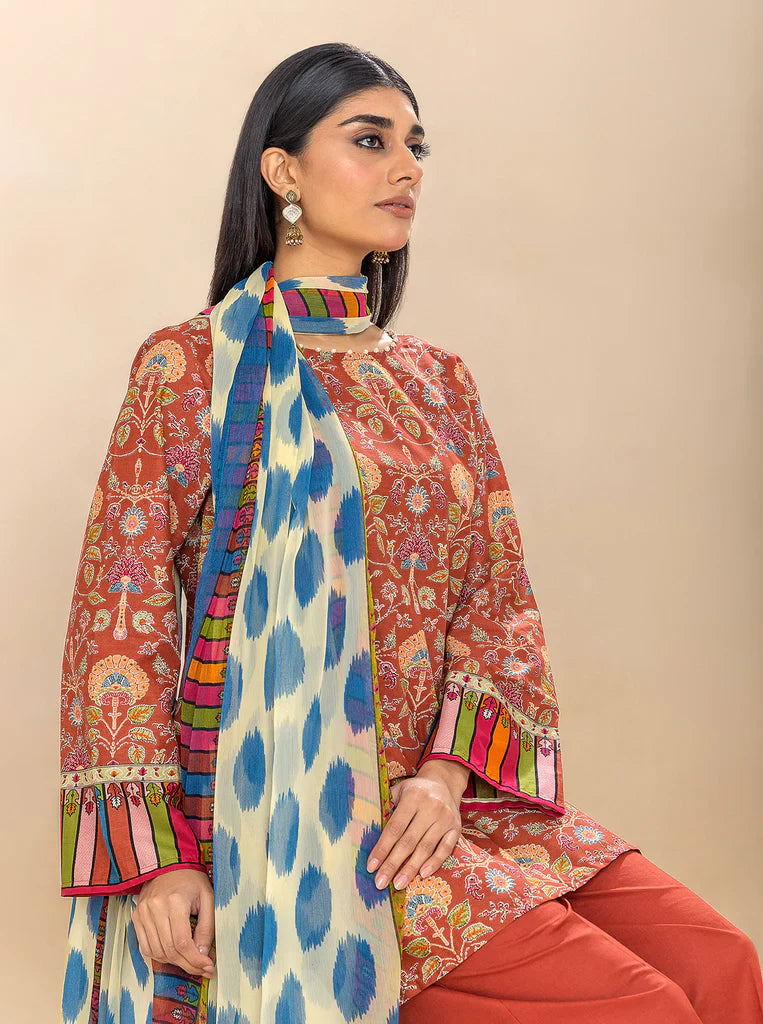 Morbagh | Lawn Collection 24 | AUBURN SKY -  Morbagh Luxury - Original Designer Dress - House of Maryam