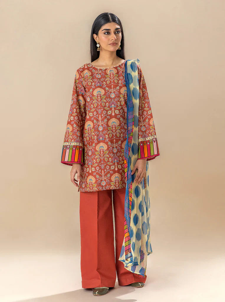 Morbagh | Lawn Collection 24 | AUBURN SKY -  Morbagh Luxury - Original Designer Dress - House of Maryam