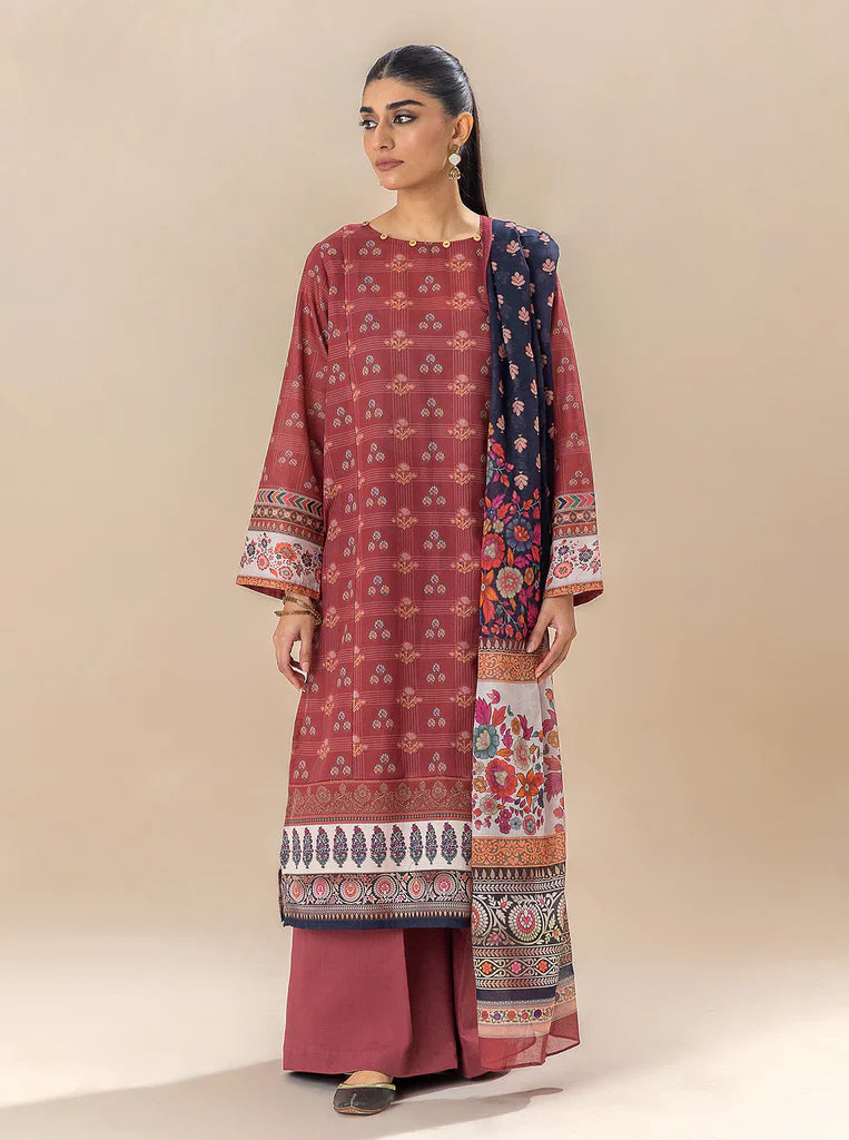 Morbagh | Lawn Collection 24 | ROYALTY RED by Designer Morbagh - House of Maryam - Pakistani Designer Ethnic Wear in {{ shop.shopifyCountryName }}