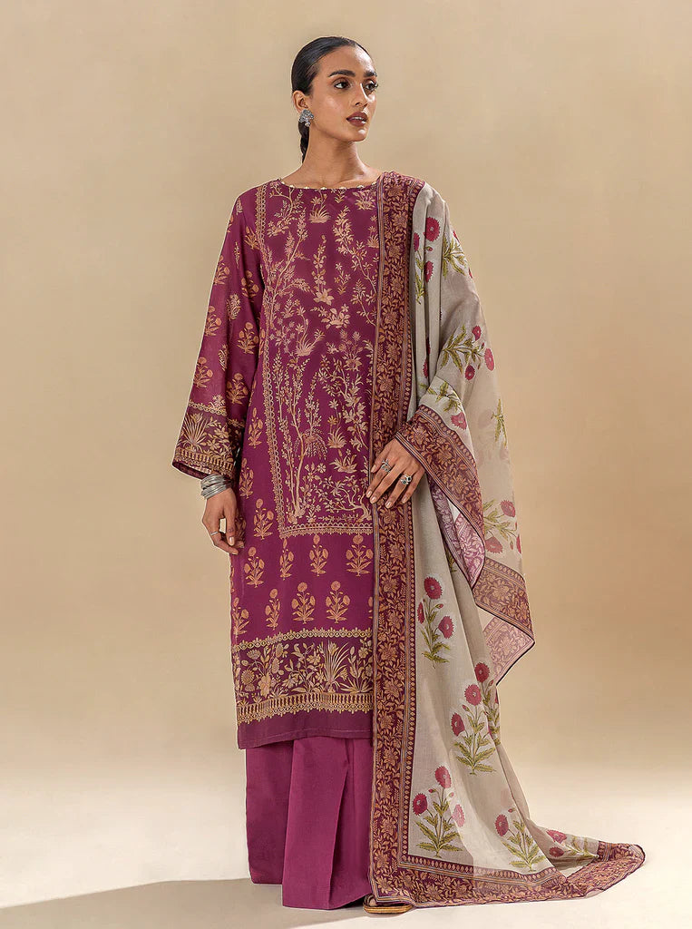 Morbagh | Lawn Collection 24 | MAGENTA MOON by Designer Morbagh - House of Maryam - Pakistani Designer Ethnic Wear in {{ shop.shopifyCountryName }}