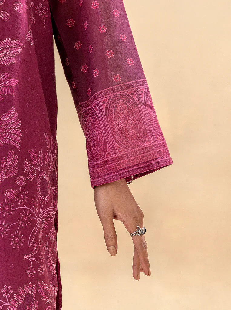 Morbagh | Lawn Collection 24 | WINE WARMTH -  Morbagh Luxury - Original Designer Dress - House of Maryam