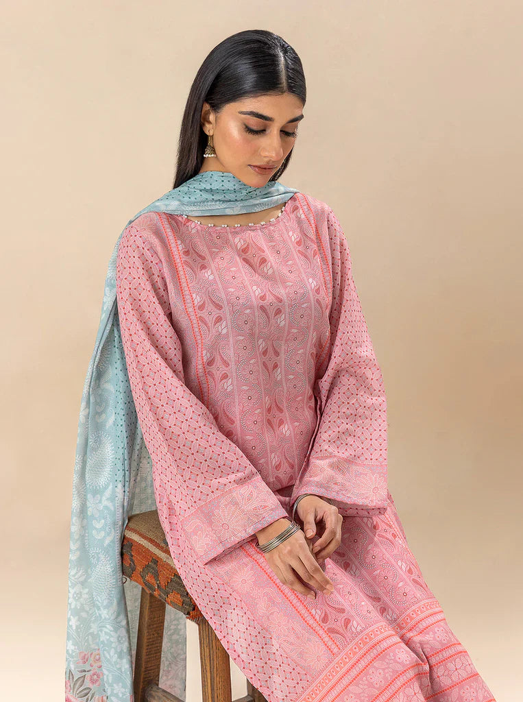 Morbagh | Lawn Collection 24 | SERENE NEEDLE by Designer Morbagh - House of Maryam - Pakistani Designer Ethnic Wear in {{ shop.shopifyCountryName }}