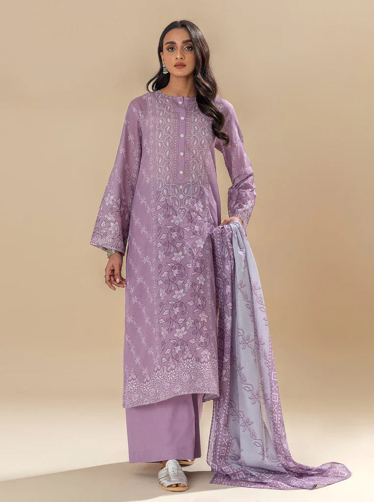 Morbagh | Lawn Collection 24 | EVENING ROSE -  Morbagh Luxury - Original Designer Dress - House of Maryam