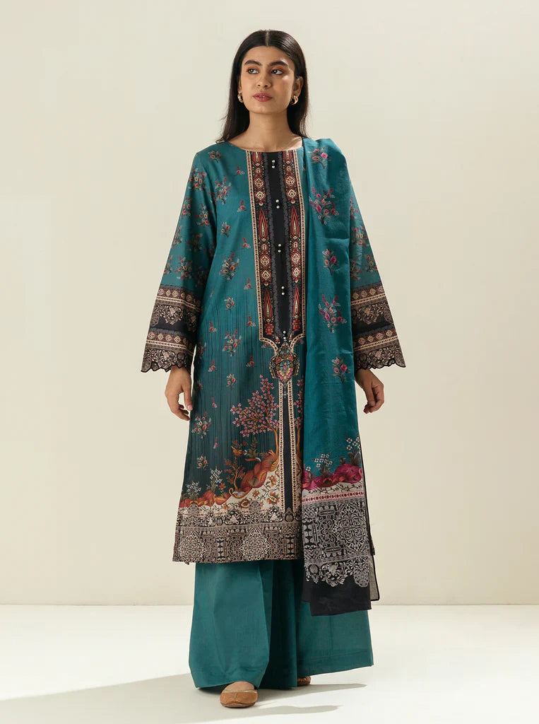 Morbagh | Lawn Collection 24 | EMERALD ABUNDANCE by Designer Morbagh - House of Maryam - Pakistani Designer Ethnic Wear in {{ shop.shopifyCountryName }}