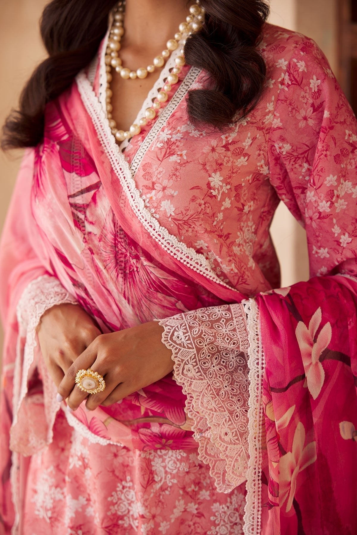 Motifz | Premium Lawn 25 | 3735-MAYA-Brand:Motifz-Type:Ladies Clothes-Coral-Lawn-House of Maryam- Buy in UK, USA