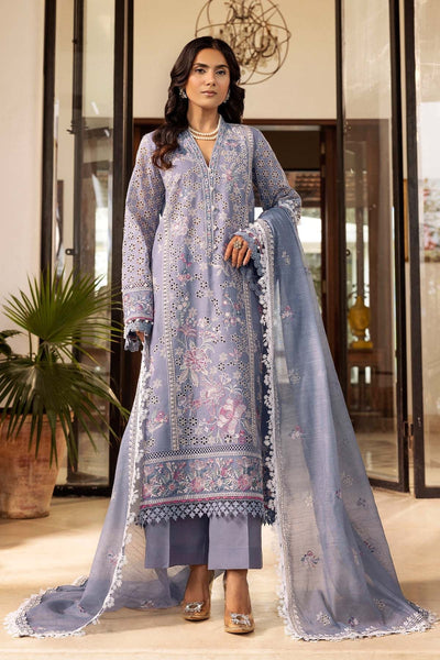 Motifz | Premium Lawn 25 | 5302-ROSALIE-Brand:Motifz-Type:Ladies Clothes-Lavender-Lawn-House of Maryam- Buy in UK, USA