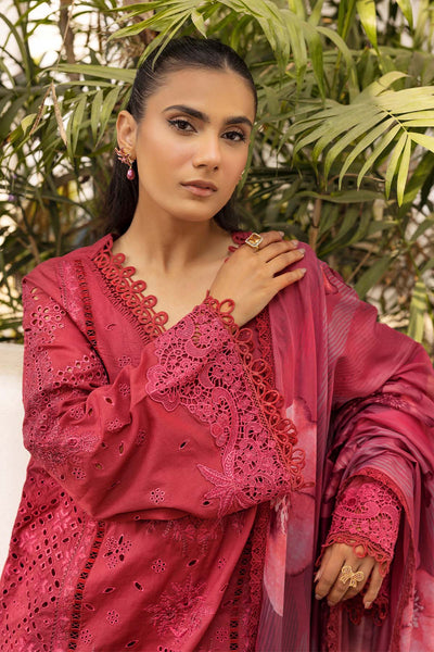 Motifz | Premium Lawn 25 | 5304-CELINE-Brand:Motifz-Type:Ladies Clothes-Magenta-Lawn-House of Maryam- Buy in UK, USA