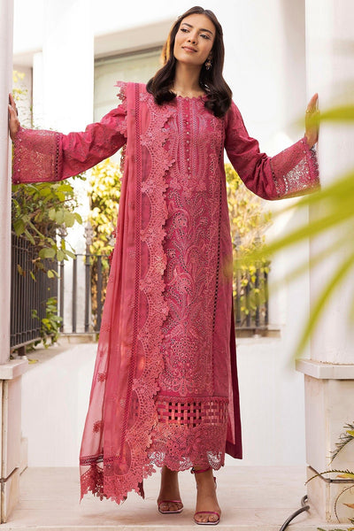 Motifz | Premium Lawn 25 | 5305-AUBREY-Brand:Motifz-Type:Ladies Clothes-Candy Pink-Lawn-House of Maryam- Buy in UK, USA