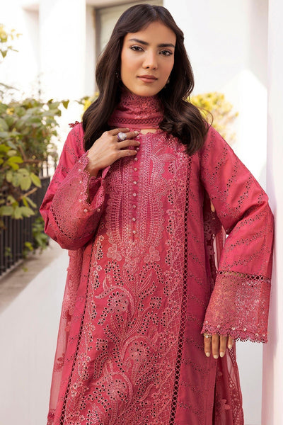 Motifz | Premium Lawn 25 | 5305-AUBREY-Brand:Motifz-Type:Ladies Clothes-Candy Pink-Lawn-House of Maryam- Buy in UK, USA