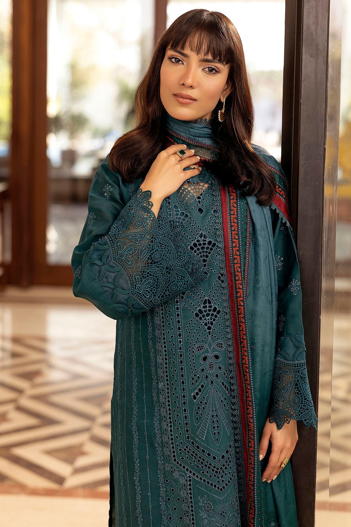 Motifz | Premium Lawn 25 | 5327-PERCY-Brand:Motifz-Type:Ladies Clothes-Zinc-Lawn-House of Maryam- Buy in UK, USA