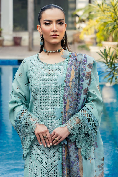 Motifz | Premium Lawn 25 | 5328-ISABEAU-Brand:Motifz-Type:Ladies Clothes-Ice Blue-Lawn-House of Maryam- Buy in UK, USA