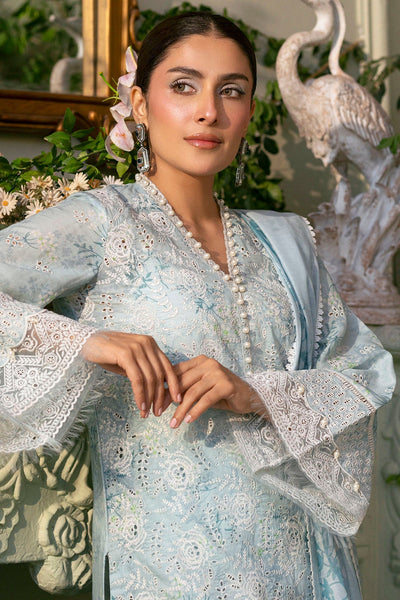 Motifz | Premium Lawn 25 | 5425-LAVENDER-Brand:Motifz-Type:Ladies Clothes-Ice Blue-Lawn-House of Maryam- Buy in UK, USA
