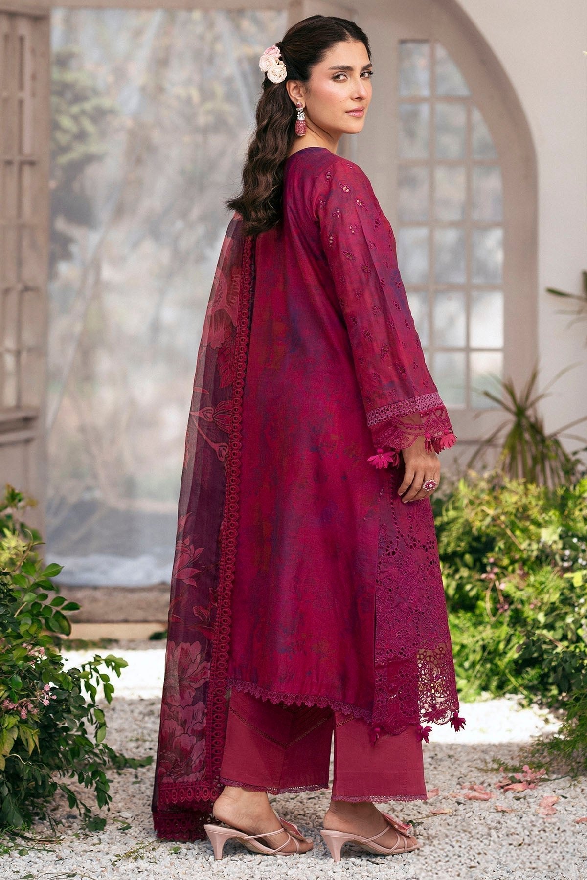 Motifz | Premium Lawn 25 | 5426-VALERIE-Brand:Motifz-Type:Ladies Clothes-Berry-Lawn-House of Maryam- Buy in UK, USA