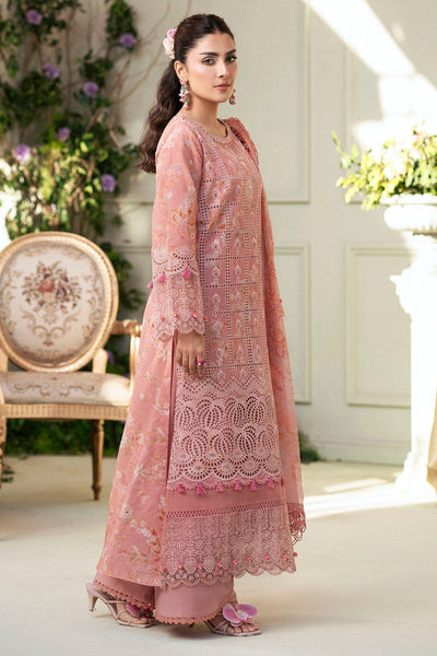 Motifz | Premium Lawn 25 | 5427-LOTUS-Brand:Motifz-Type:Ladies Clothes-Pink-Lawn-House of Maryam- Buy in UK, USA