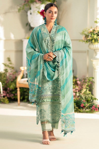 Motifz | Premium Lawn 25 | 5430-IRIS-Brand:Motifz-Type:Ladies Clothes-Green-Lawn-House of Maryam- Buy in UK, USA