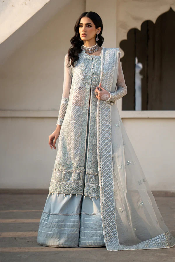 Ittehad | Dilruba Wedding Formals | ESDR75-SUT-BLU by Ittehad - House of Maryam