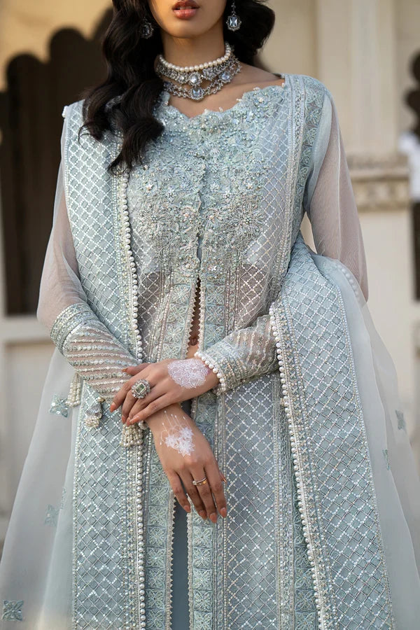 Ittehad | Dilruba Wedding Formals | ESDR75-SUT-BLU by Ittehad - House of Maryam