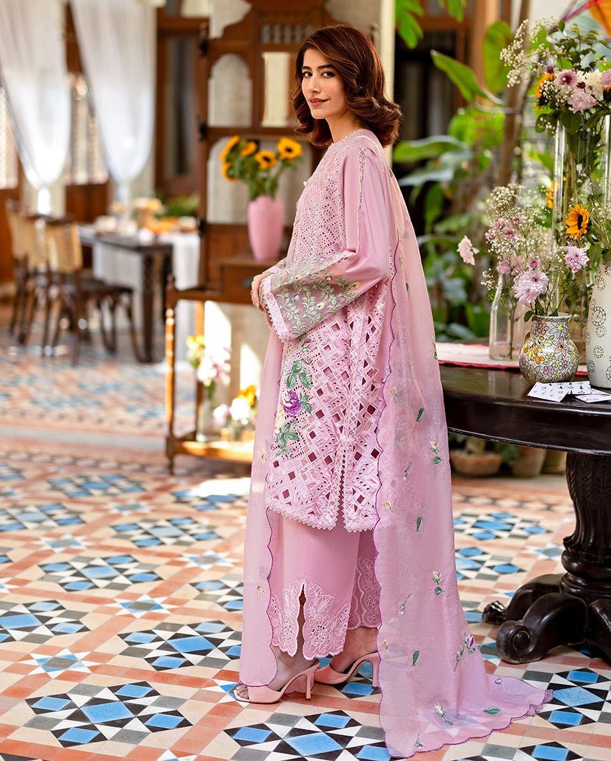Mushq | Astoria Lawn 26 | Arabil-Brand:Mushq-Type:Ladies Clothes-Lilac-Lawn-House of Maryam- Buy in UK, USA