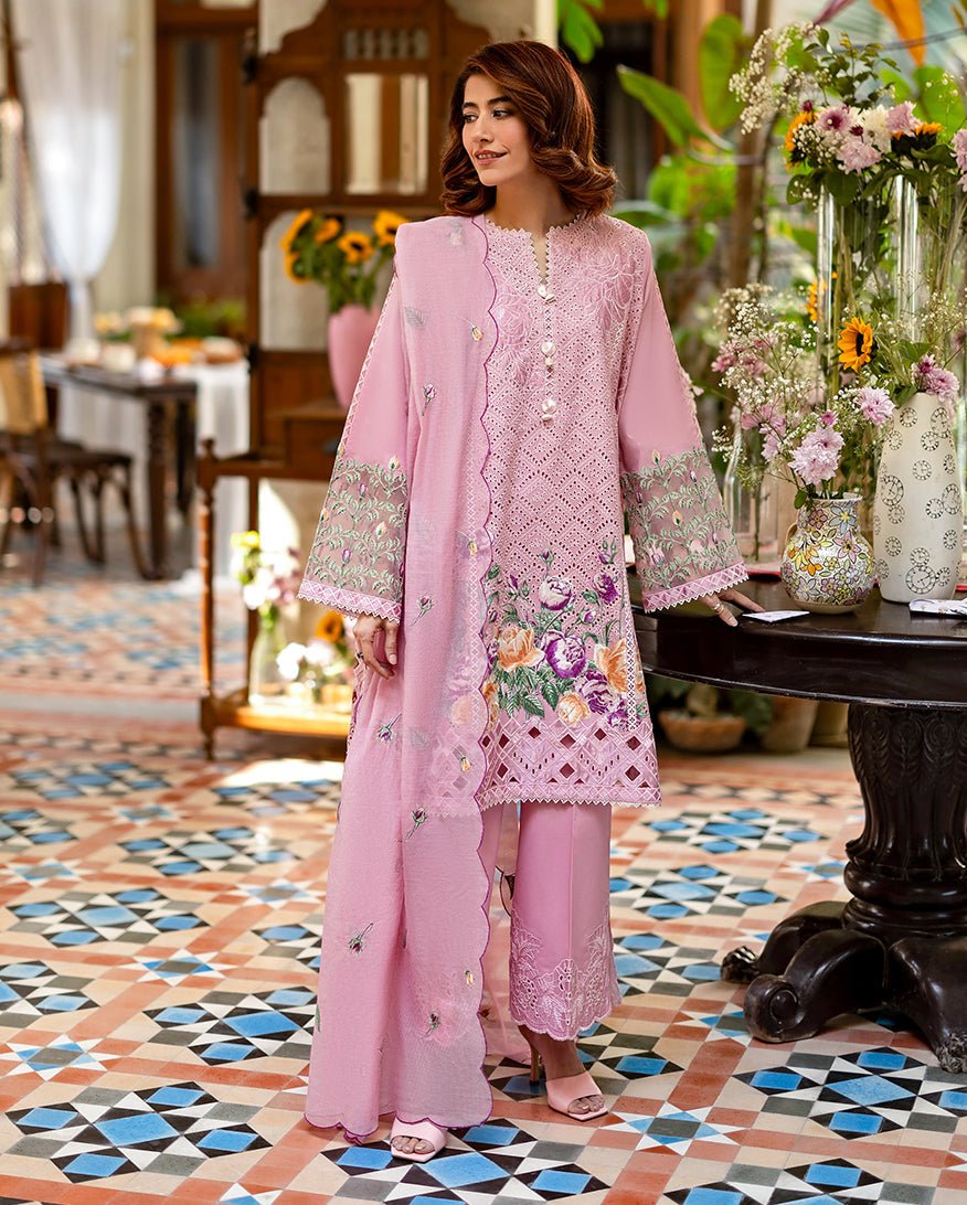 Mushq | Astoria Lawn 26 | Arabil-Brand:Mushq-Type:Ladies Clothes-Lilac-Lawn-House of Maryam- Buy in UK, USA
