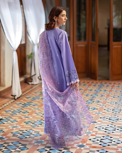 Mushq | Astoria Lawn 26 | Noctelle-Brand:Mushq-Type:Ladies Clothes-Lavender-Lawn-House of Maryam- Buy in UK, USA