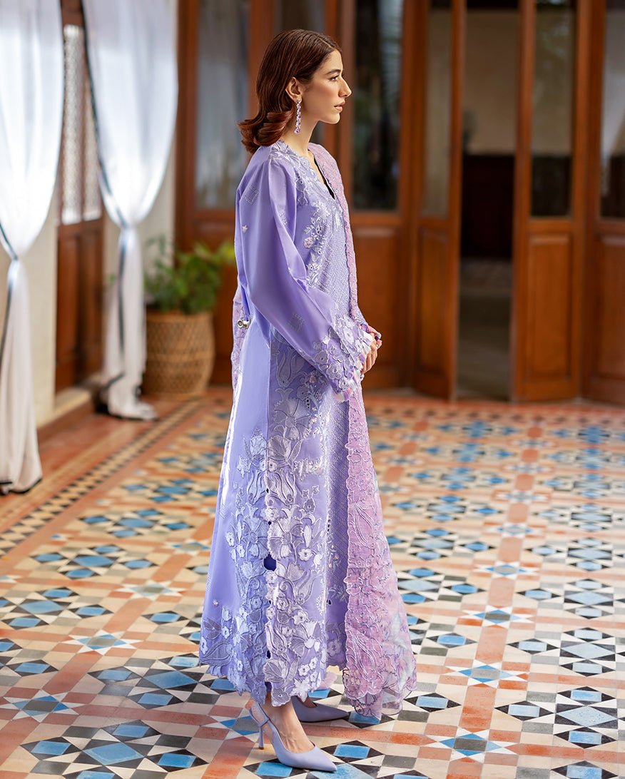 Mushq | Astoria Lawn 26 | Noctelle-Brand:Mushq-Type:Ladies Clothes-Lavender-Lawn-House of Maryam- Buy in UK, USA
