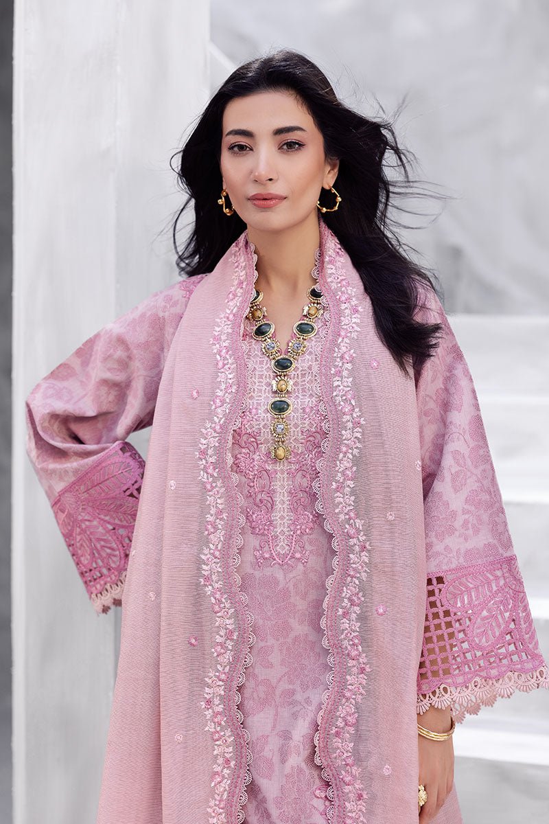 Mushq | La Toscana Casual Pret 25 | Amayra-Brand:Mushq-Type:Ladies Clothes-Pink-Lawn-House of Maryam- Buy in UK, USA