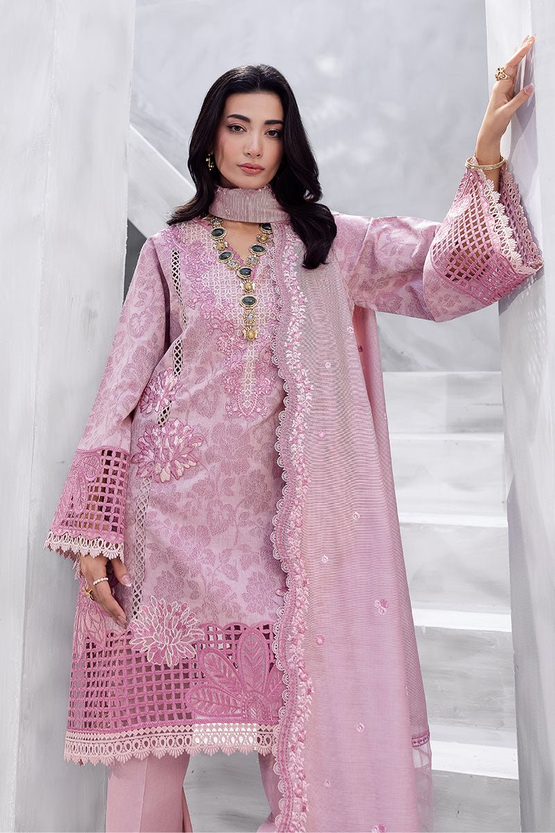 Mushq | La Toscana Casual Pret 25 | Amayra-Brand:Mushq-Type:Ladies Clothes-Pink-Lawn-House of Maryam- Buy in UK, USA