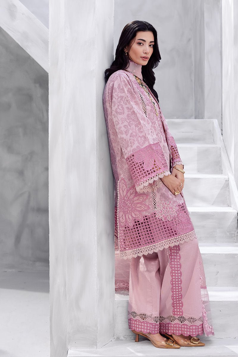 Mushq | La Toscana Casual Pret 25 | Amayra-Brand:Mushq-Type:Ladies Clothes-Pink-Lawn-House of Maryam- Buy in UK, USA
