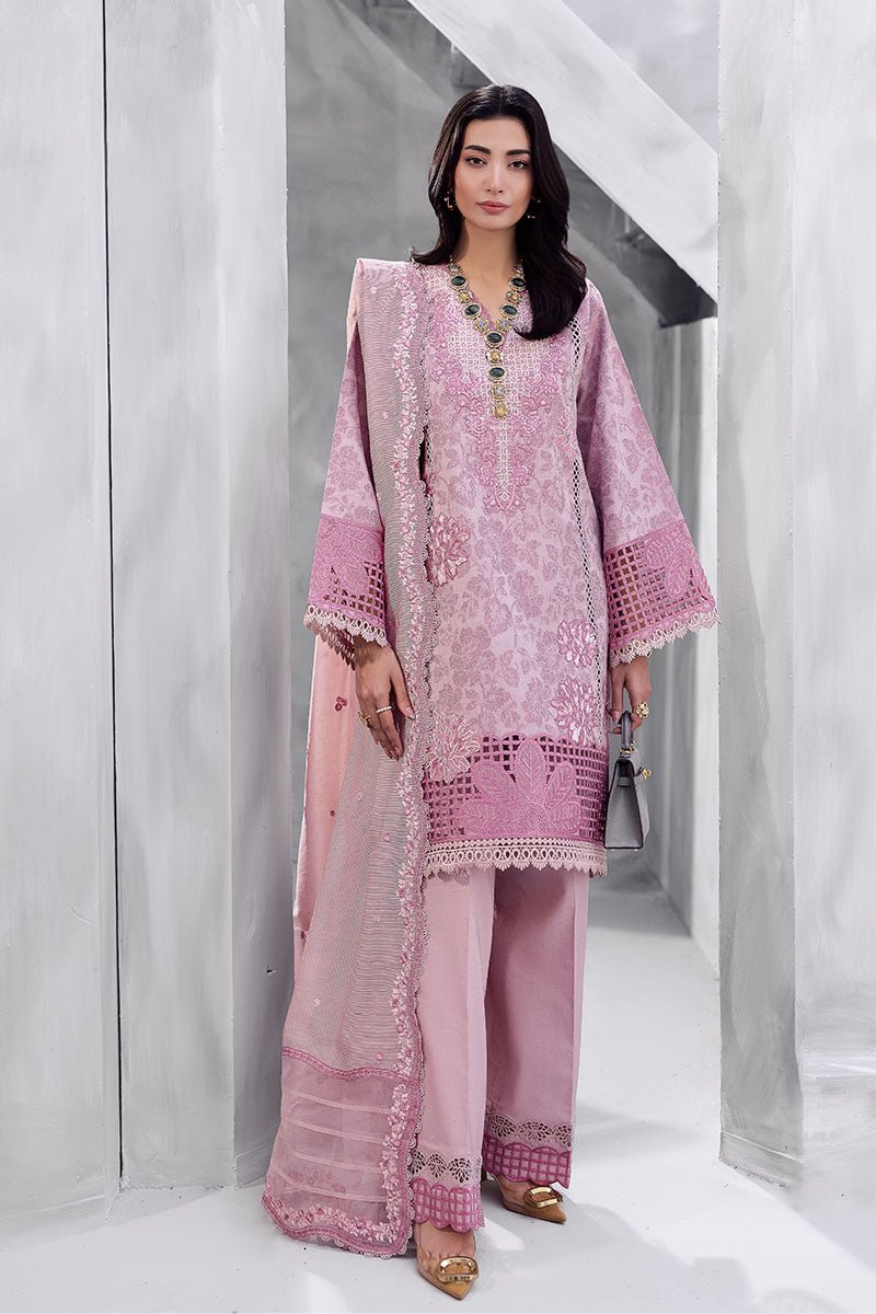 Mushq | La Toscana Casual Pret 25 | Amayra-Brand:Mushq-Type:Ladies Clothes-Pink-Lawn-House of Maryam- Buy in UK, USA