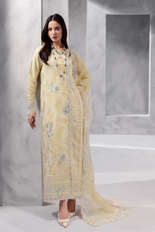 Mushq | La Toscana Casual Pret 25 | Aymber-Brand:Mushq-Type:Ladies Clothes-Ivory-Lawn-House of Maryam- Buy in UK, USA