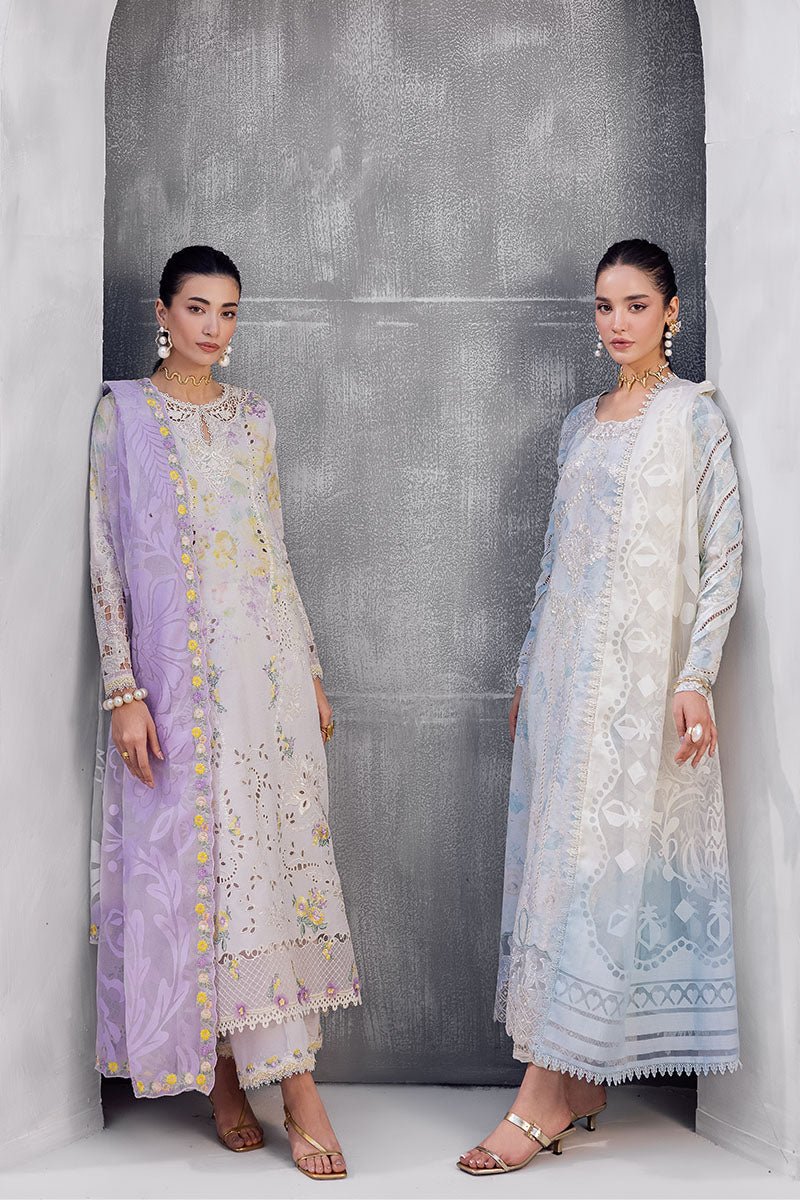 Mushq | La Toscana Casual Pret 25 | Ayreen-Brand:Mushq-Type:Ladies Clothes-Soft Lilac-Lawn-House of Maryam- Buy in UK, USA