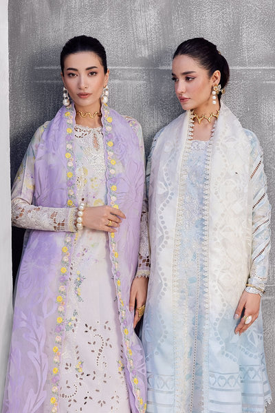 Mushq | La Toscana Casual Pret 25 | Ayreen-Brand:Mushq-Type:Ladies Clothes-Soft Lilac-Lawn-House of Maryam- Buy in UK, USA