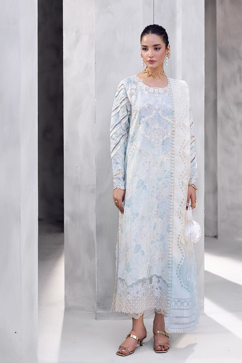 Mushq | La Toscana Casual Pret 25 | Ayzel-Brand:Mushq-Type:Ladies Clothes-Mint-Lawn-House of Maryam- Buy in UK, USA