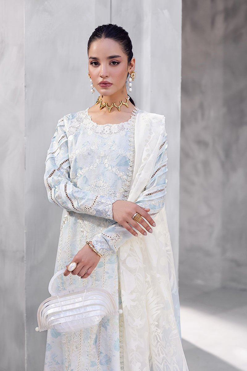 Mushq | La Toscana Casual Pret 25 | Ayzel-Brand:Mushq-Type:Ladies Clothes-Mint-Lawn-House of Maryam- Buy in UK, USA