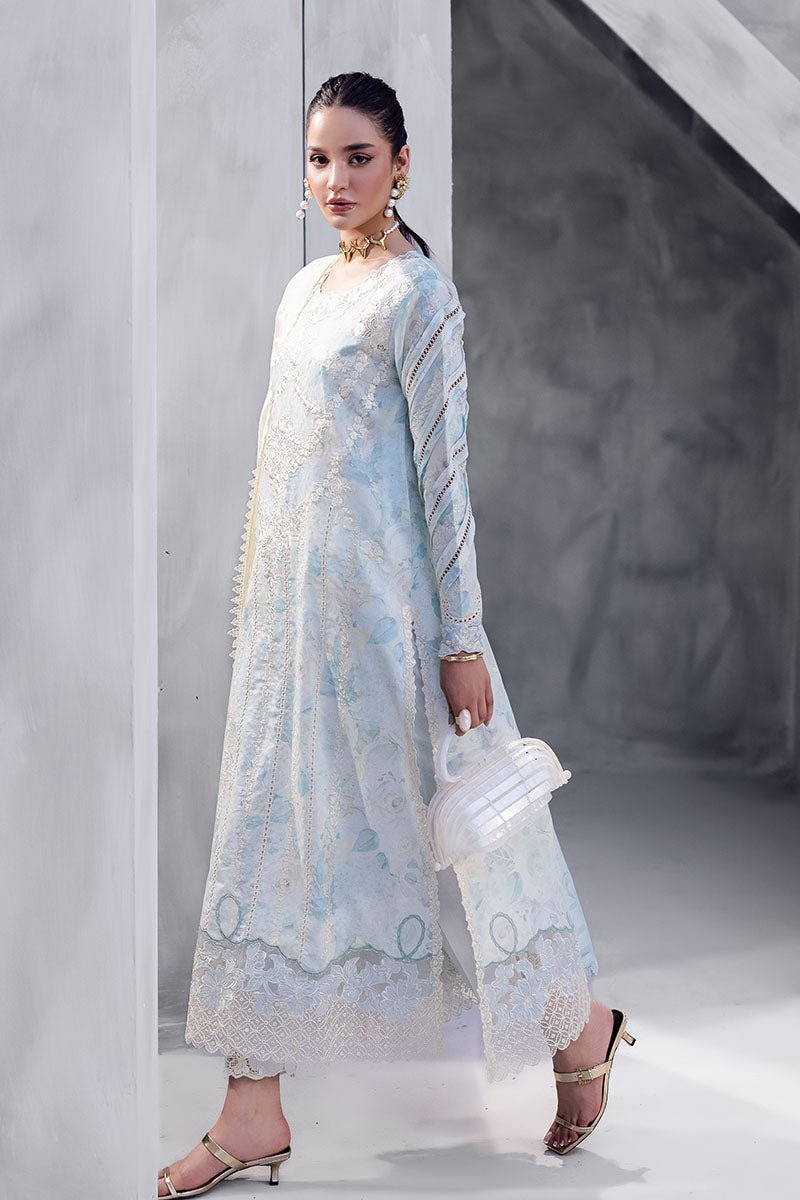 Mushq | La Toscana Casual Pret 25 | Ayzel-Brand:Mushq-Type:Ladies Clothes-Mint-Lawn-House of Maryam- Buy in UK, USA