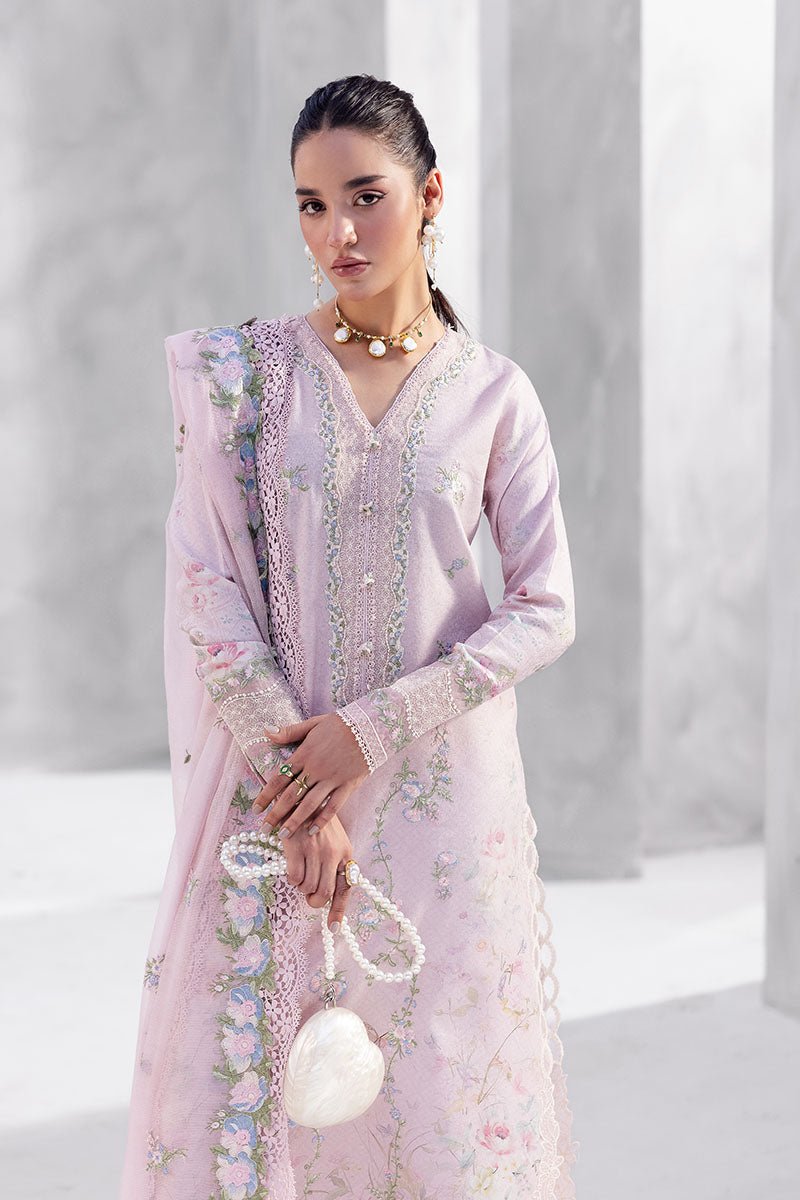 Mushq | La Toscana Casual Pret 25 | Waliya-Brand:Mushq-Type:Ladies Clothes-Lilac-Lawn-House of Maryam- Buy in UK, USA