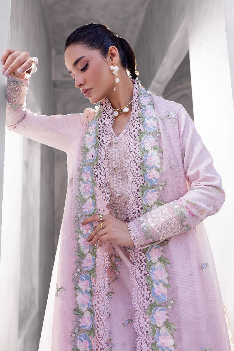 Mushq | La Toscana Casual Pret 25 | Waliya-Brand:Mushq-Type:Ladies Clothes-Lilac-Lawn-House of Maryam- Buy in UK, USA