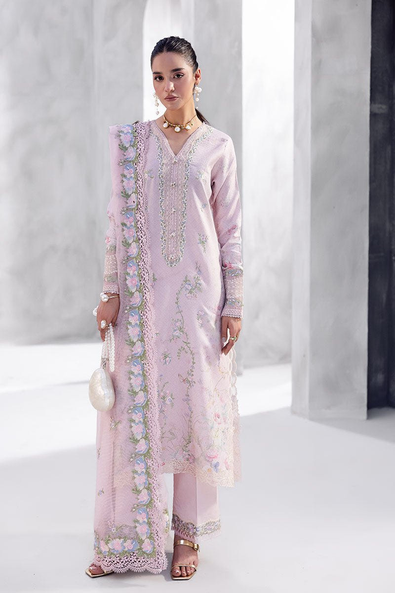 Mushq | La Toscana Casual Pret 25 | Waliya-Brand:Mushq-Type:Ladies Clothes-Lilac-Lawn-House of Maryam- Buy in UK, USA