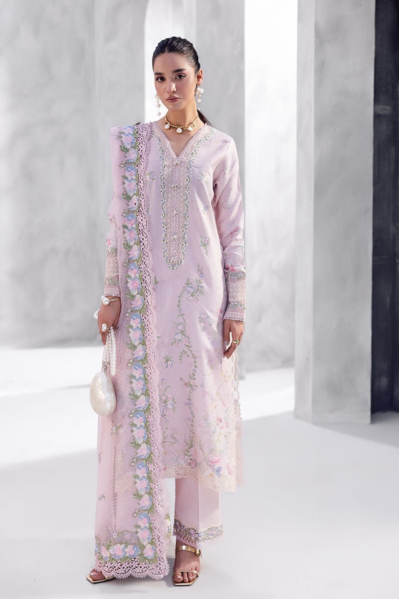 Mushq | La Toscana Casual Pret 25 | Waliya-Brand:Mushq-Type:Ladies Clothes-Lilac-Lawn-House of Maryam- Buy in UK, USA