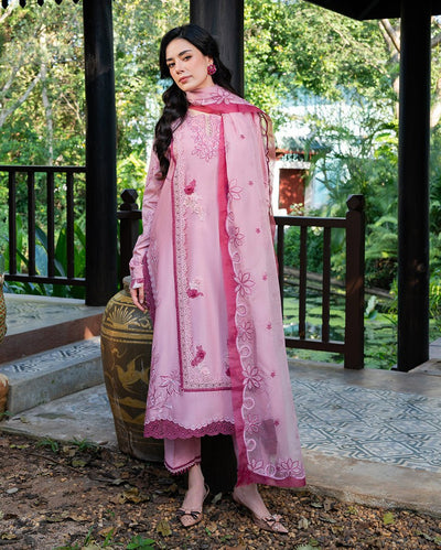 Mushq | La Toscana Casual Pret | Dolce Meadow-Brand:Mushq-Type:Ladies Clothes-Pink-Cotton-House of Maryam- Buy in UK, USA