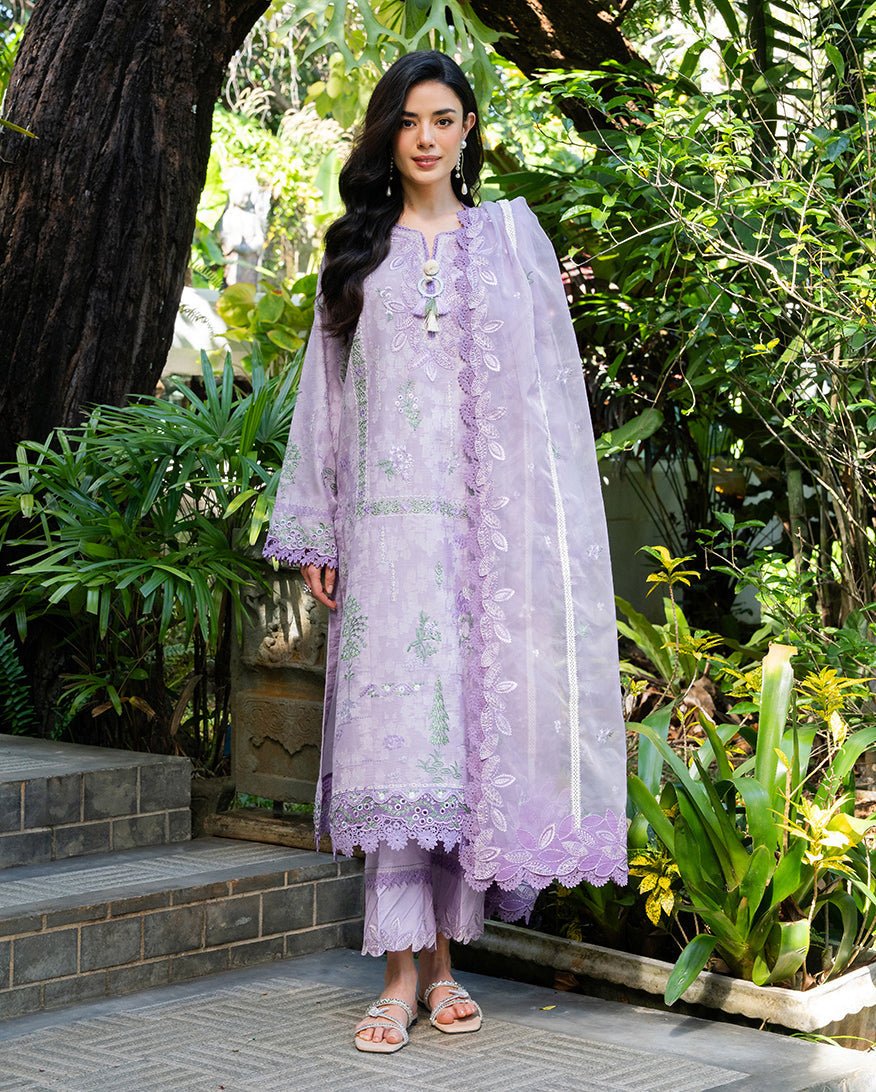 Mushq | La Toscana Casual Pret | Serene Siena-Brand:Mushq-Type:Ladies Clothes-Lilac-Lawn-House of Maryam- Buy in UK, USA