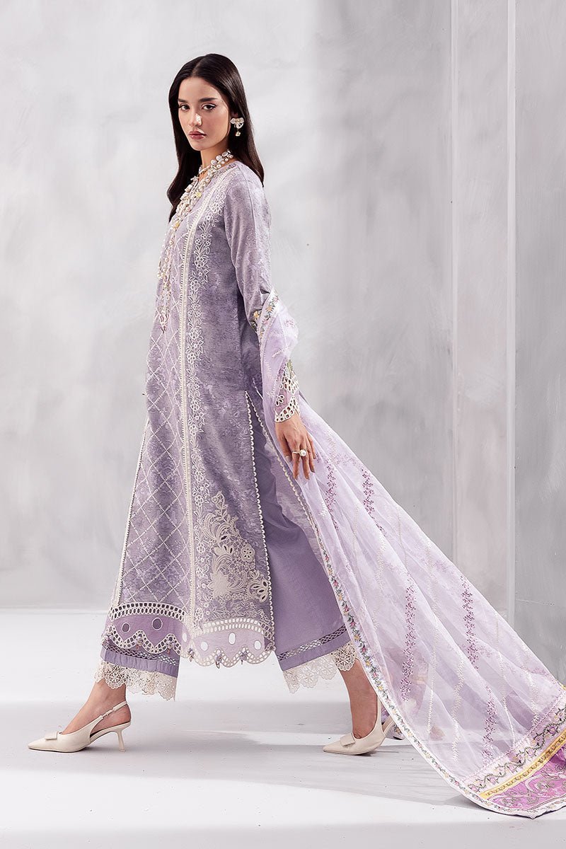 Mushq | La Toscana Casual Pret | Tasbeel-Brand:Mushq-Type:Ladies Clothes-Light Lavender-Lawn-House of Maryam- Buy in UK, USA