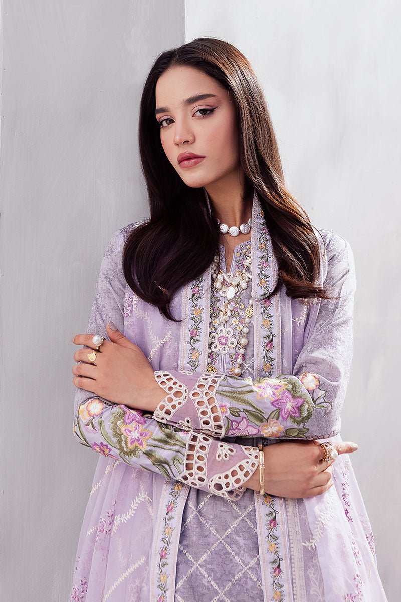 Mushq | La Toscana Casual Pret | Tasbeel-Brand:Mushq-Type:Ladies Clothes-Light Lavender-Lawn-House of Maryam- Buy in UK, USA