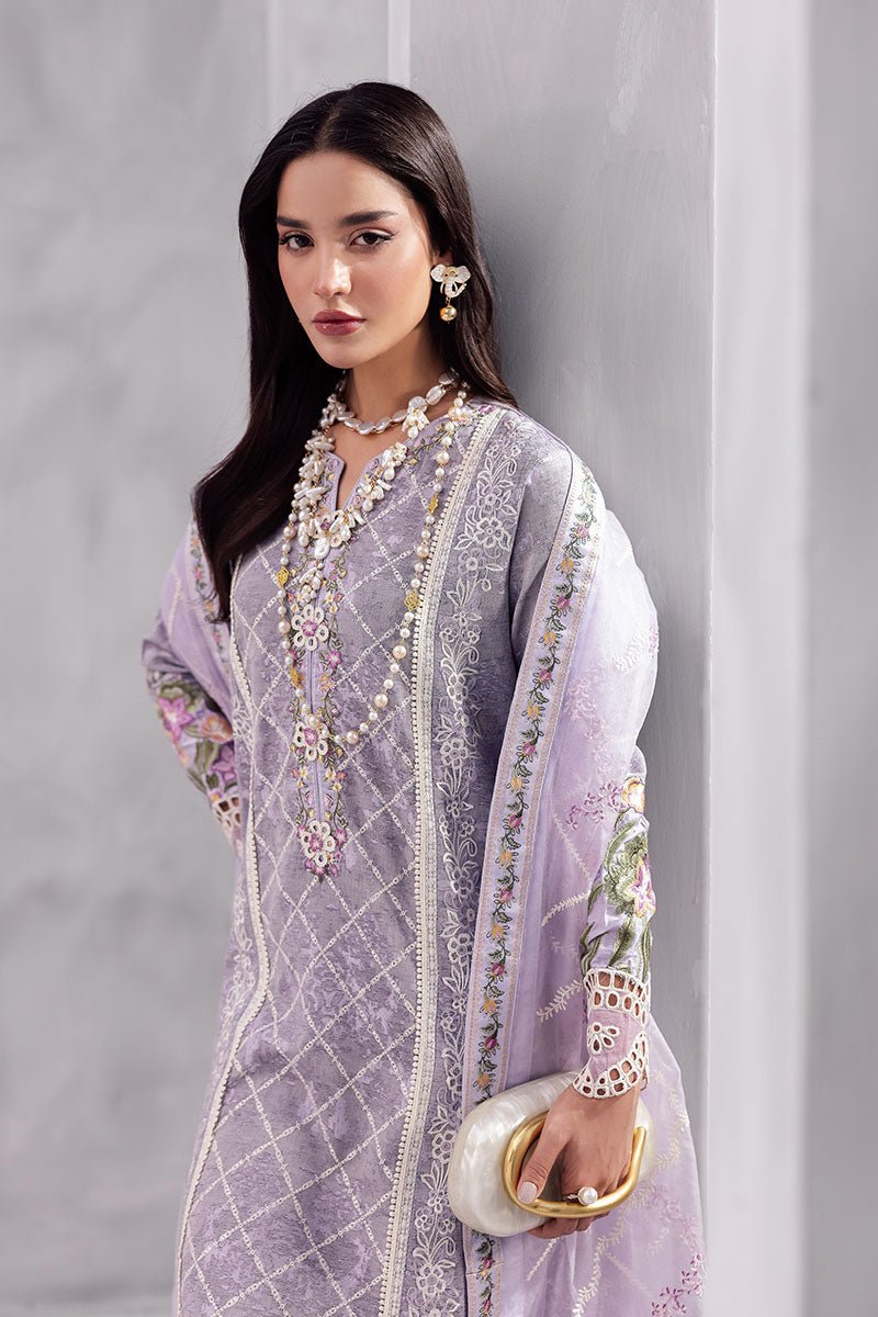 Mushq | La Toscana Casual Pret | Tasbeel-Brand:Mushq-Type:Ladies Clothes-Light Lavender-Lawn-House of Maryam- Buy in UK, USA
