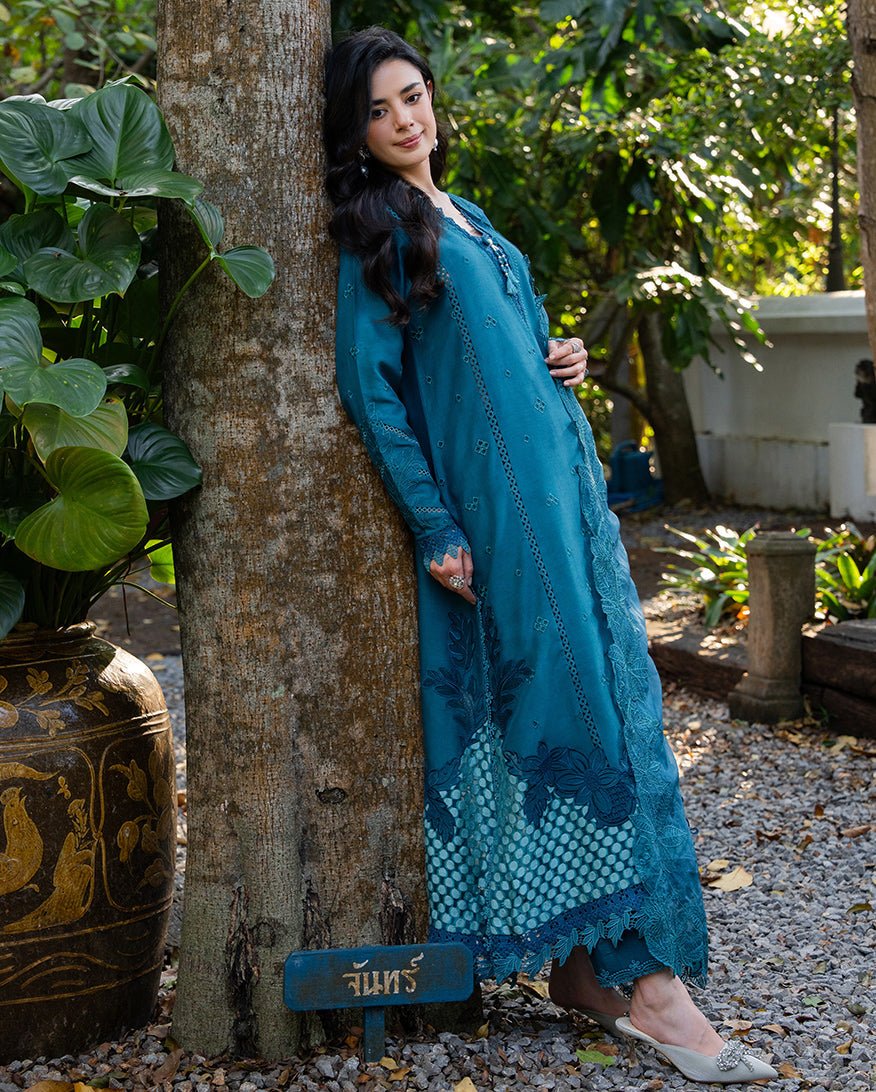 Mushq | La Toscana Casual Pret | Tuscany Tides-Brand:Mushq-Type:Ladies Clothes-Zinc-Cotton-House of Maryam- Buy in UK, USA