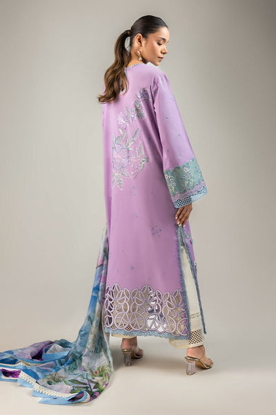 Mushq | Manaram Luxury Lawn 25 | Glowing Pulse-Brand:Mushq-Type:Ladies Clothes-Lavender-Lawn-House of Maryam- Buy in UK, USA